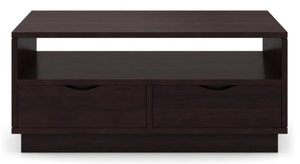 Zephyr Rectangular Solid Wood Coffee Table In Mahogany Finish - Image 6