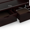 Zephyr Rectangular Solid Wood Coffee Table In Mahogany Finish - Image 4